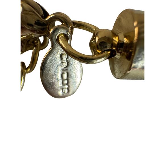 Red, gold and black cord Chico necklace.  38” - Picture 4 of 7